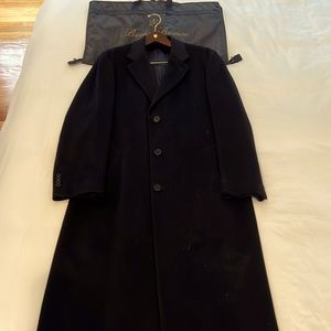 Men’s Brooks Brothers Navy Wool Coat - size 42